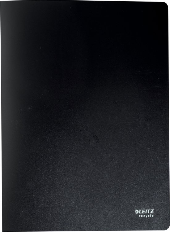 Leitz Recycle Showalbum A4 - 40 Hoezen - 90% Pre- en Post-consumer Gerecycled Plastic - Zwart