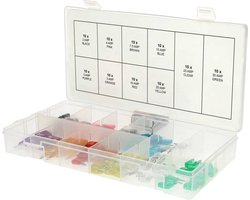 KS Tools 970.0740 Ministeekzekering (auto) 2 A, 3 A, 4 A, 5 A, 7.5 A, 10 A, 15 A, 20 A, 25 A, 30 A 100 onderdelen