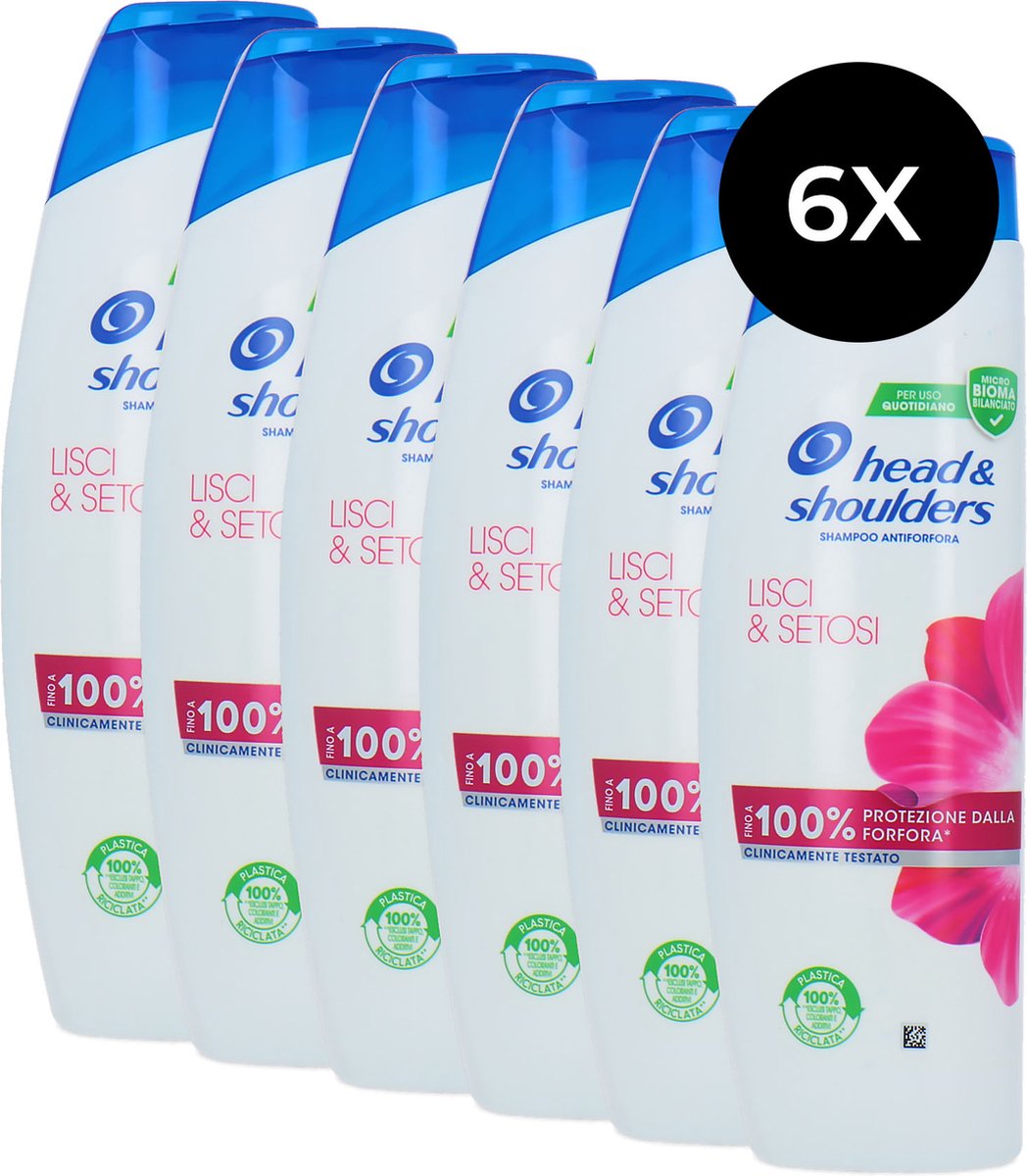 Head & Shoulders Silky & Smooth Shampoo - 6 x 225 ml