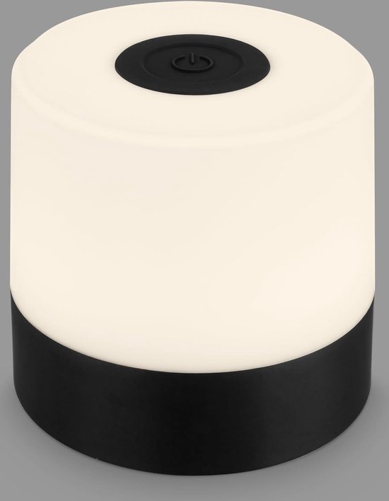 BRILONER Mini-led-tafellamp, draadloos met glas, dimbaar bedlampje touch, bureaulamp, leeslamp, tafellamp voor buiten en binnen, campinglamp, warm wit licht, 9 x 10 cm, goudkleurig