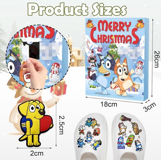 Adventskalender Kerstmis 2025, 24 dagen, achteruitkalender