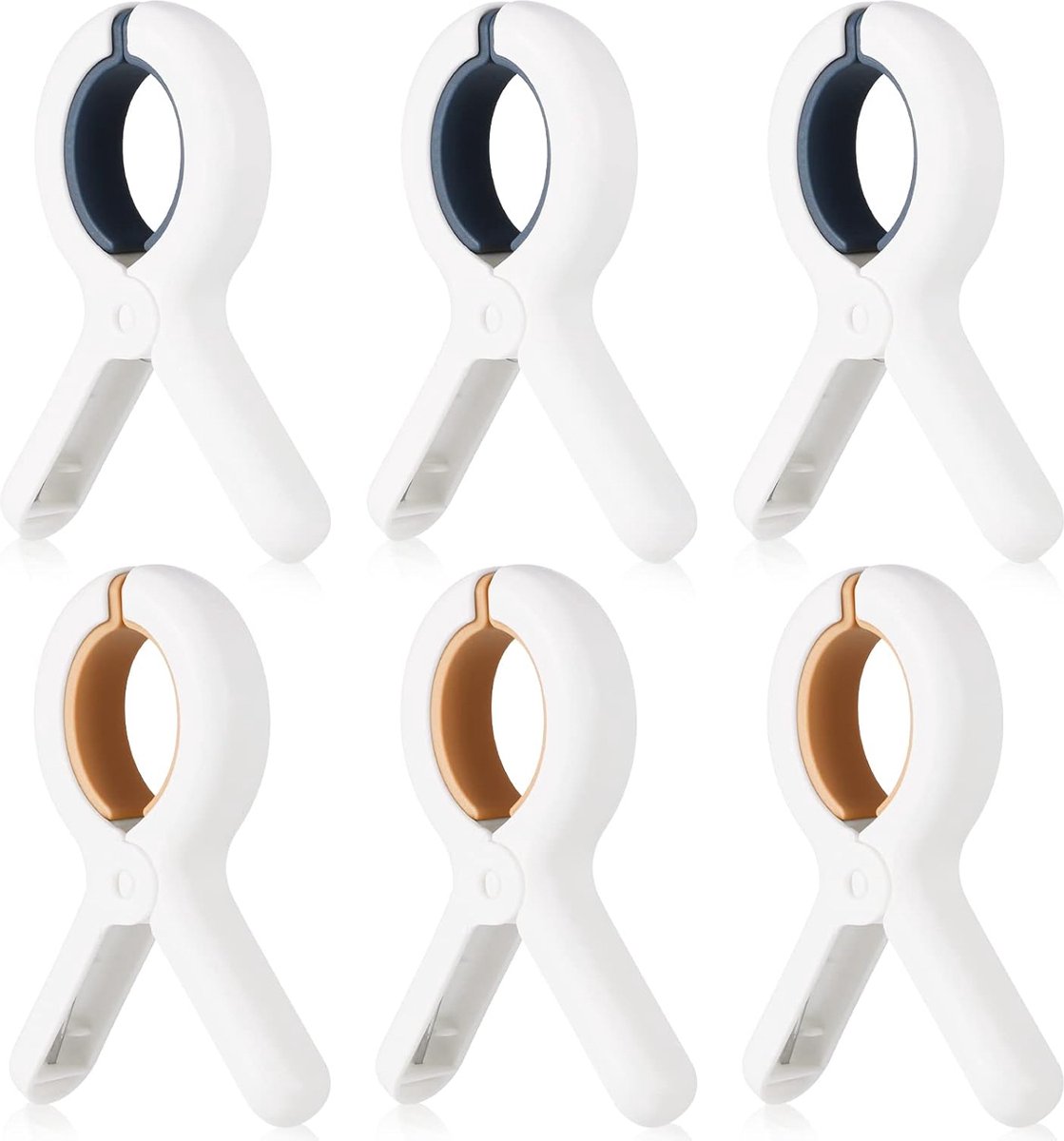 Goedkoopste 6 stuks wasknijpers, handdoekklemmen, grote handdoekklemmen voor strandstoelen, strandlaken, clips, handdoeken, handdoekclips, strandhanddoekklemmen, wasknijpers voor strand, zwembad,