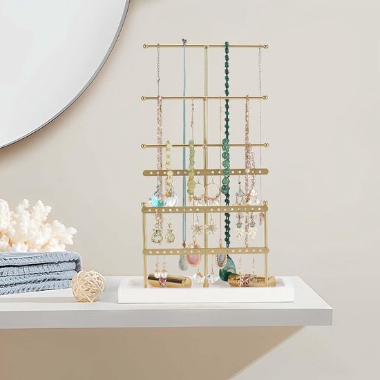 Kleine standaard voor - houten opbergstandaard met meerdere Kleine standaard voor - houten opbergstandaard met meerdere