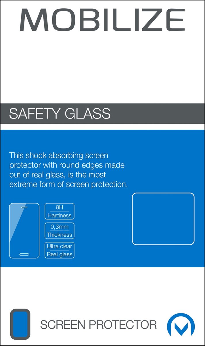 Mobilize Screenprotector geschikt voor Samsung Galaxy S3 Glazen | Mobilize Screenprotector - Case Friendly