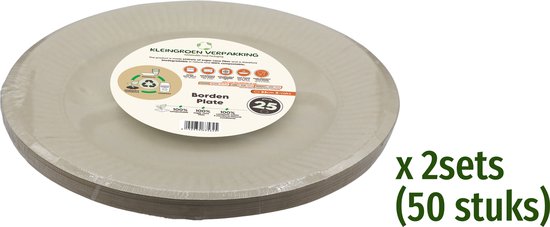HAAGO 100 Wegwerp Suikerriet Bagasse Schaaltjes (500ml) - Soepkommen