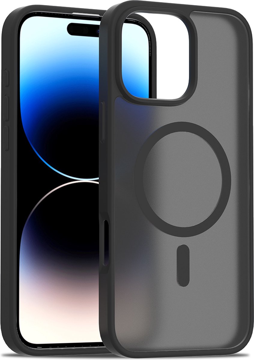 iPhone 16 Pro Max hoesje - Magsafe compatibel - Zwart
