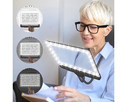Handenvrij Vergrootglas met Flexibele Zwanenhals en 43 LED's - Ideaal voor Slechtzienden en Lezen