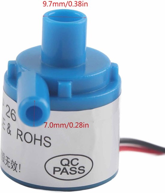 4 stuks Micro Dompelbare Mini Waterpomp DC 3V 5V met 3 meter Duidelijk Vinyl Buizen Set, Laag Lawaai Borstelloze Motorpomp, Nieuwe Waterpompen voor Aquarium Tuin Plant