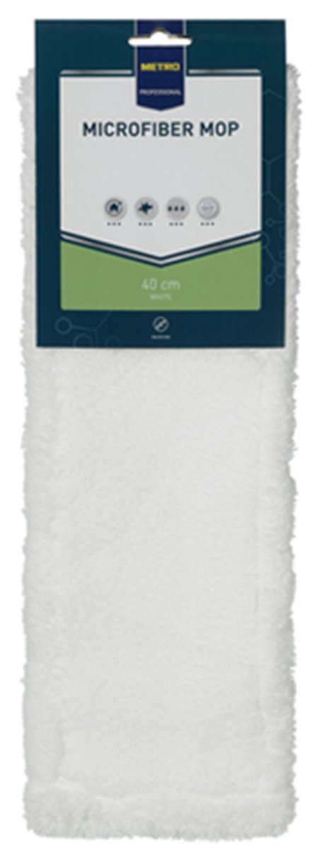 Goedkoopste Univerzeel Dweil Mop - Vervangingsdoek Microvezel Dweildoeken - Microvezeldoekjes voor Vloerwisser 40 cm Wisbreedte - Wit