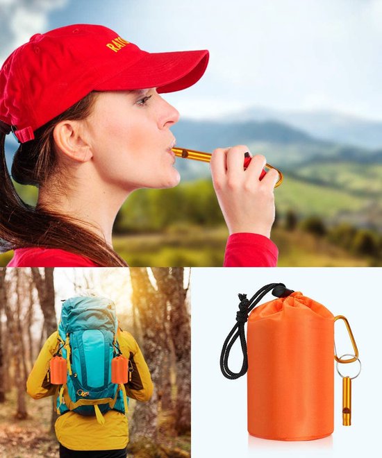 PE Outdoor Noodslaapzak Geïsoleerde Waterdichte Slaapzak Camping Survival Opbergtas (1 set) — afbeelding 3