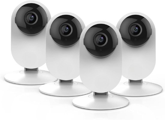 YI Pro 2K (3MP), 3-Pack beveiligingscamera, WiFi 2.4GHz, binnenshuis, met twee-weg audio,slimme bewegingsdetectie, meldingen, Alexa compatibel, YI Cloud en Micro SD-opslag,voor thuis/baby/huisdier