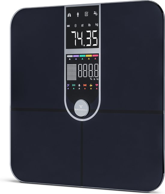 Sacoma LED Weegschaal Personenweegschaal Digitaal