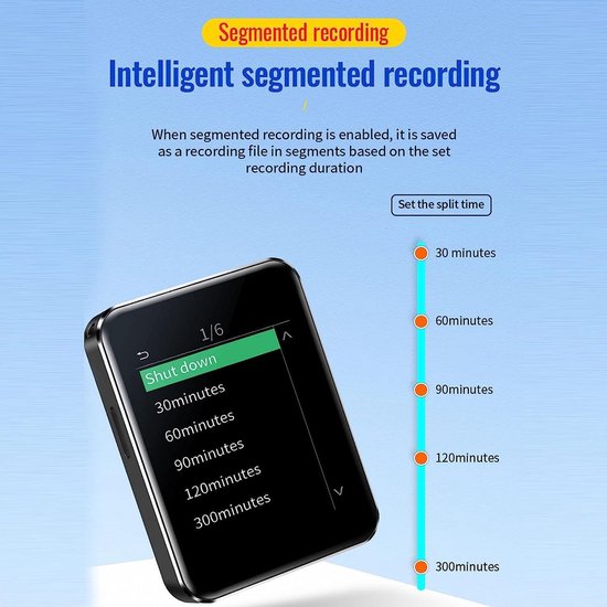 Mini Enregistreur Vocal Espion - Format Carte De Credit - 24h Autonomie - Aimant Intégré