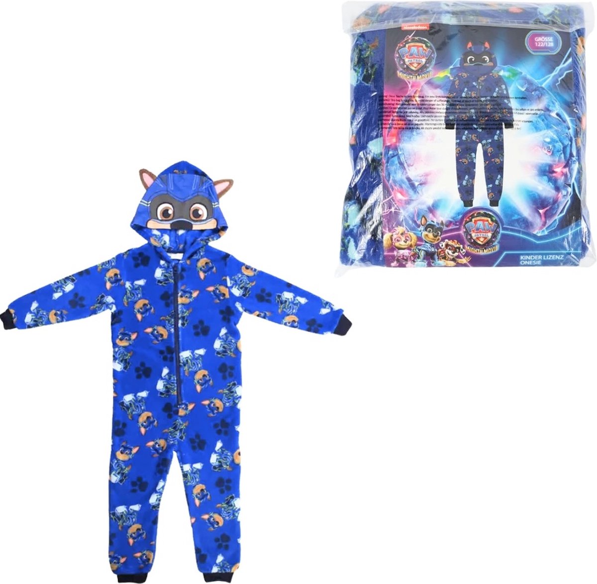 Sonic Onesie Super Mario Onesie Voor Jongens – Fleece Pyjama Met Capuchon, Officiële Licentie, Maat 158 Super Mario Rompertje
