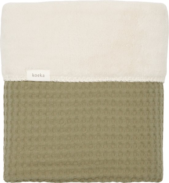 Koeka ledikantdeken wafel/teddy Oslo