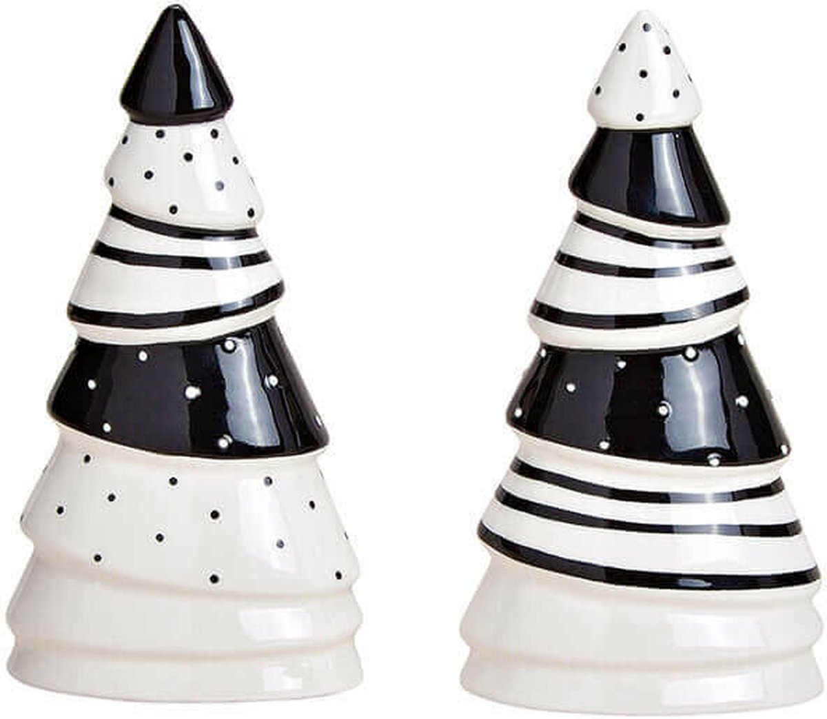 Kerstboom decoratie van keramiek H22 cm.