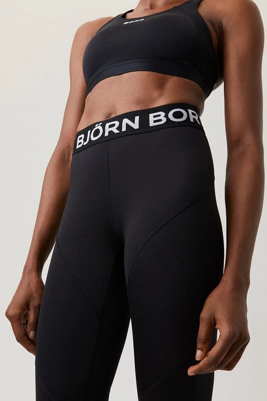 Björn Borg - Dames - Regular Block Tights - Wit/Zwart - Maat 36 van Merkloos — afbeelding 2