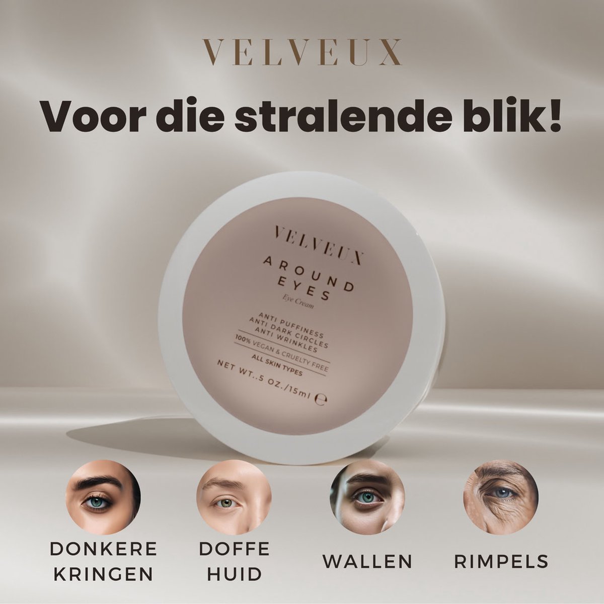 Velveux Oogcr&egrave;me 15 ml oogcreme