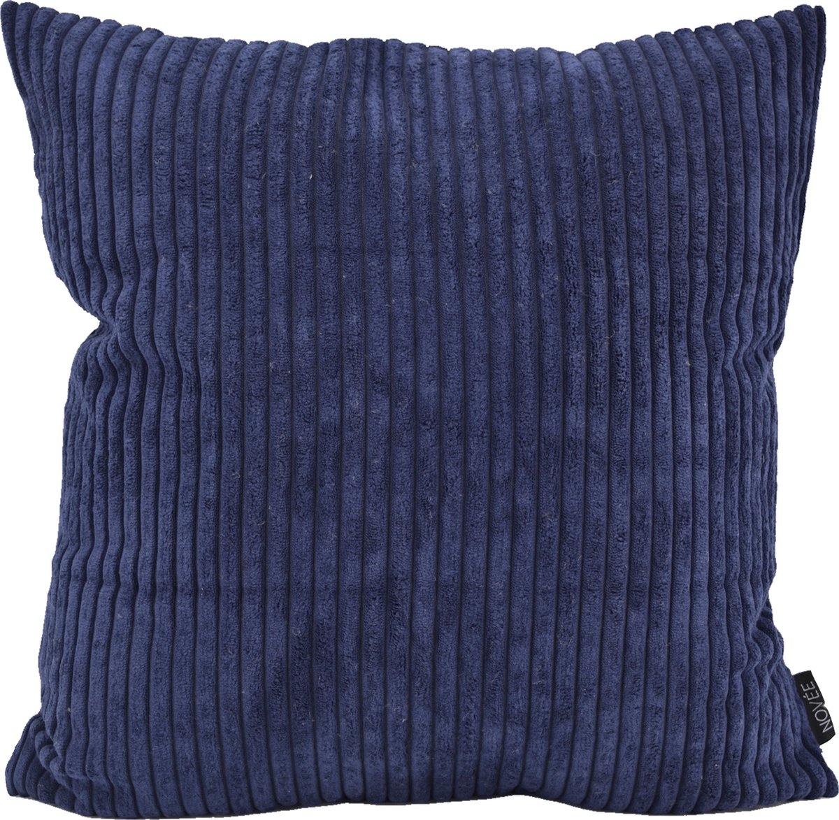 NOVÉE Sierkussen Corduroy Donkerblauw | 45 x 45 cm | Polyester