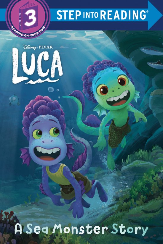 Step into Reading, Step 3-A Sea Monster Story (Disney/Pixar Luca)