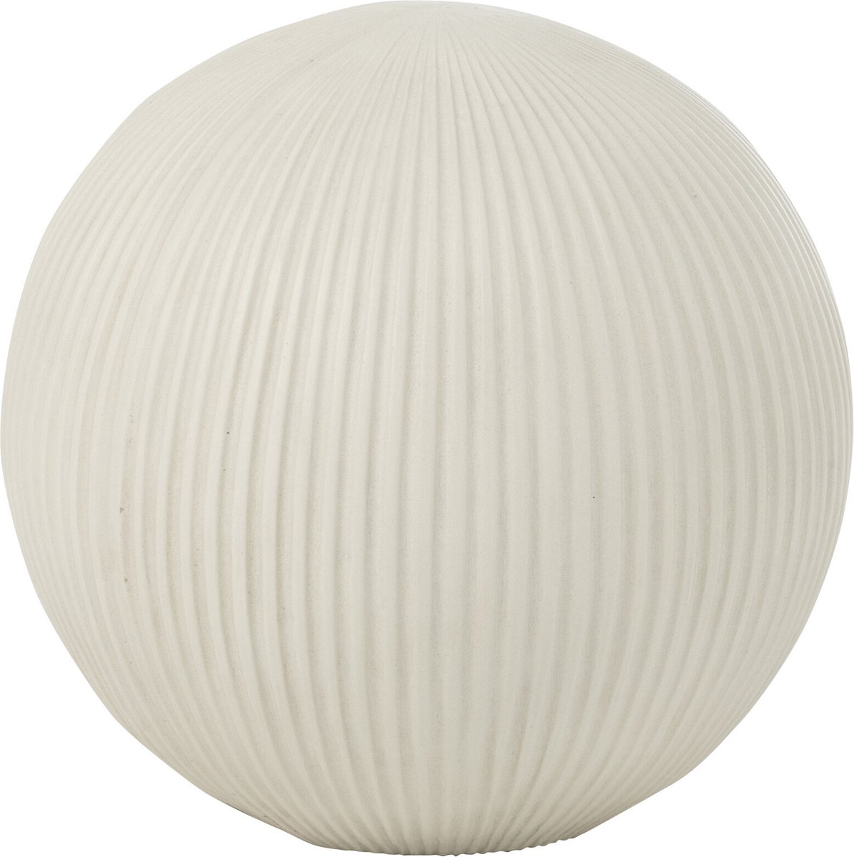 J-Line decoratie Bal - keramiek - wit - medium