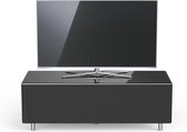 Spectral Just-Racks JRL1104T-BG | tv-meubel voor soundbar in hoogglans zwart - 1.10m breed