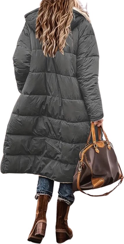 Nivard Winter Jacket - Parka - Femme - Hiver - Veste - Adulte - Élégant - Gris Foncé - S