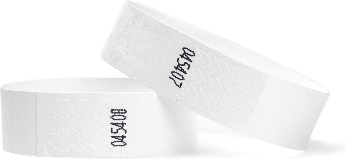 1000 Polsbandjes, Tyvek Wit
