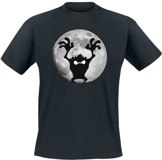 T-shirt Looney Tunes Taz - Pleine Lune noir M