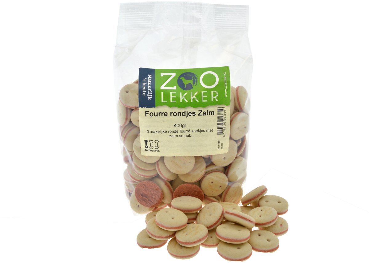 Zoolekker Fourre rondjes zalm 10KG