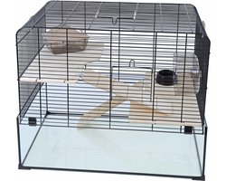 Boon Interzoo Hamsterkooi Vision 58 Zwart