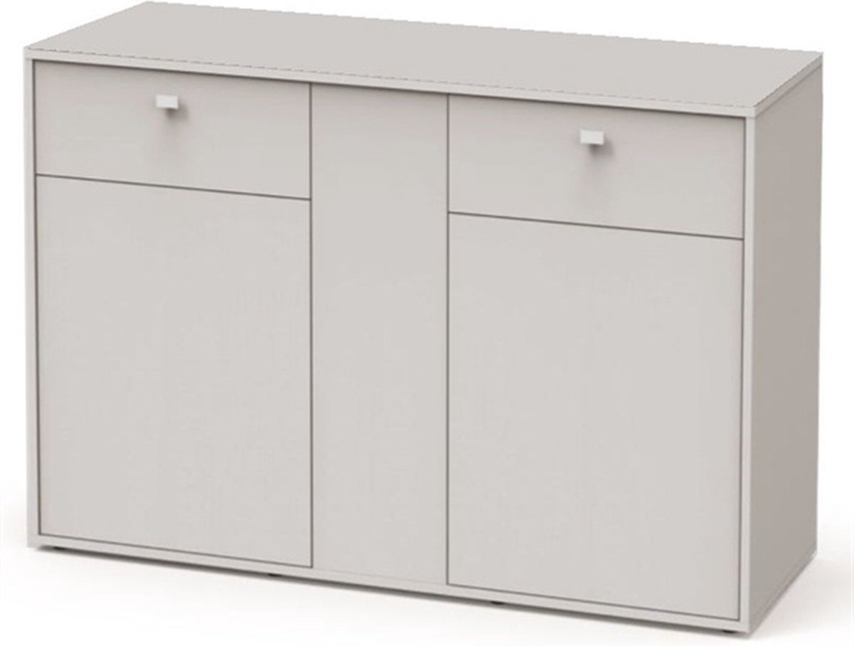 TerrAtlantis Terrarium meubel 132 x 45 x 90 cm zilver-007 met opbergruimte