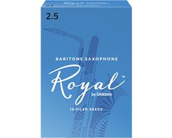 D'Addario Woodwinds Baritonsaxofoon 2,5 doos met 10 rieten - Riet voor bariton saxofoon
