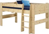 Molly Kids bed 90x200 cm, helder gelakt.