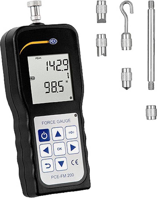 Digitale krachtmeter Duw- en trekmeter 10N Dynamometer Dynamometer Meter 10N Meter Veerdynamometer Fysica Mechanisch Experiment Instrument voor het testen van verschillende krachten Digitale krachtmeter Duw- en trekmeter 10N Dynamometer Dynamometer Meter 10N Meter Veerdynamometer Fysica Mechanisch Experiment Instrument voor het testen van verschillende krachten