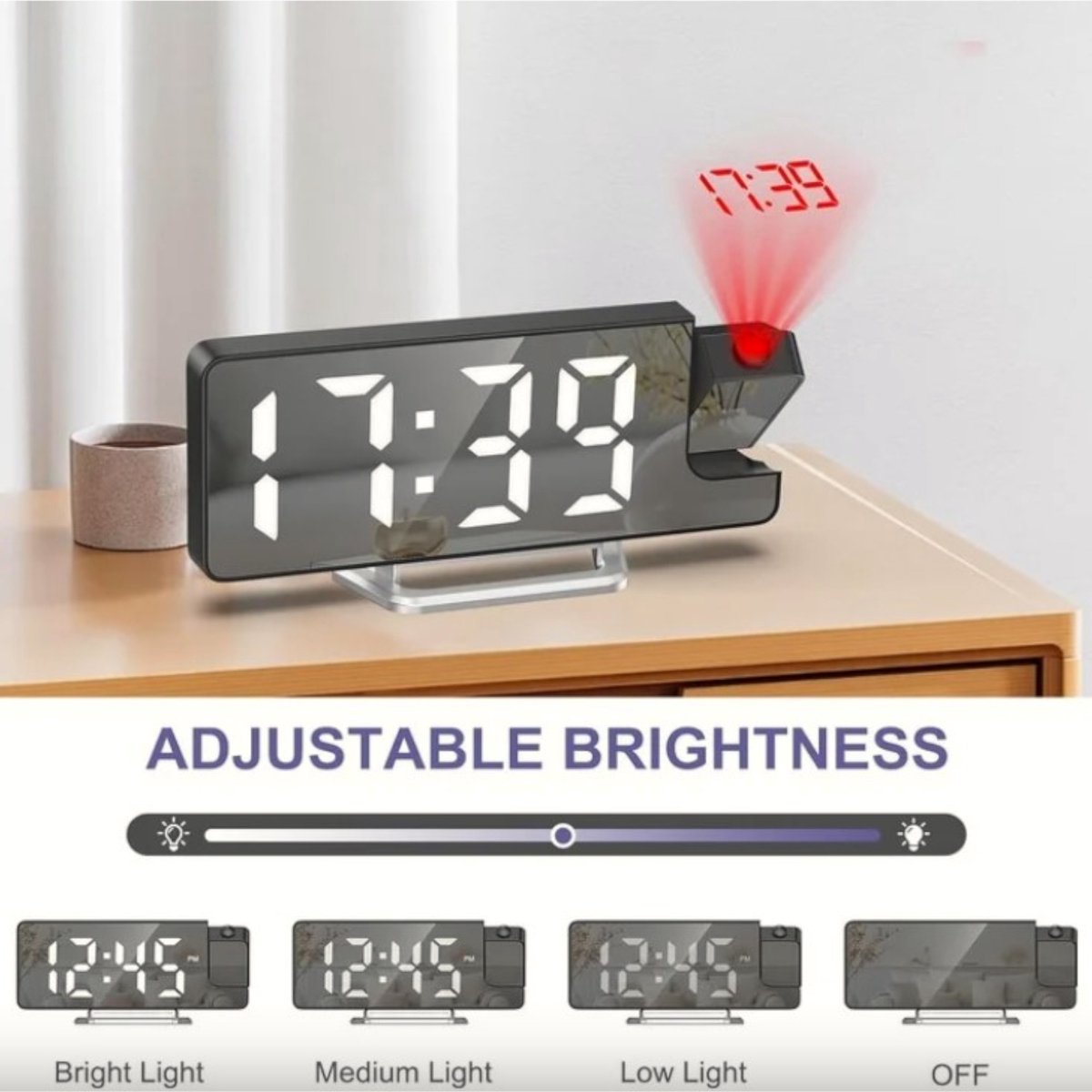Goedkoopste LED Spiegelwekker DCX-673 – Meer dan een Wekker, een Stijlvol Accessoire