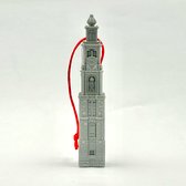 Kersthanger Westerkerk Amsterdam 3D geprint - Zilver