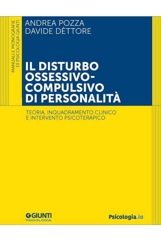 Il disturbo ossessivo-compulsivo di personalità - cover