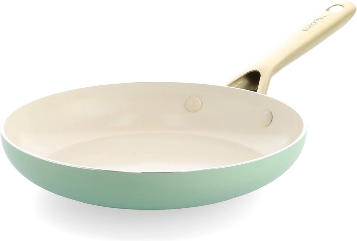Greenpan Padova koekenpannenset 3 delig - Taupe, groen