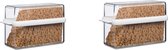 Mepal Knackebrod 2 Piece Value Set - Boîte de rangement pour crackers