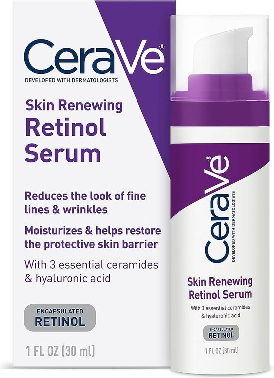 CeraVe Anti Aging Retinol Serum - Helpt fijne lijntjes en rimpels te verminderen