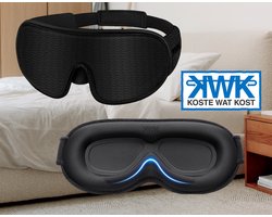 Omslag van 100% Verduisterend Slaapmasker voor vrouwen en mannen - Zonder Oogdruk - Ergonomisch ademend ontwerp verstelbaar - Oogbeweging en Wimpervriendelijk gezichtsmasker, Ultrazacht en Comfortabel oogmasker om te Slapen Slaaphulp