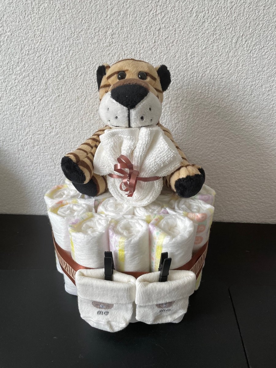 Image of 1-Laags Luiertaart Tijger