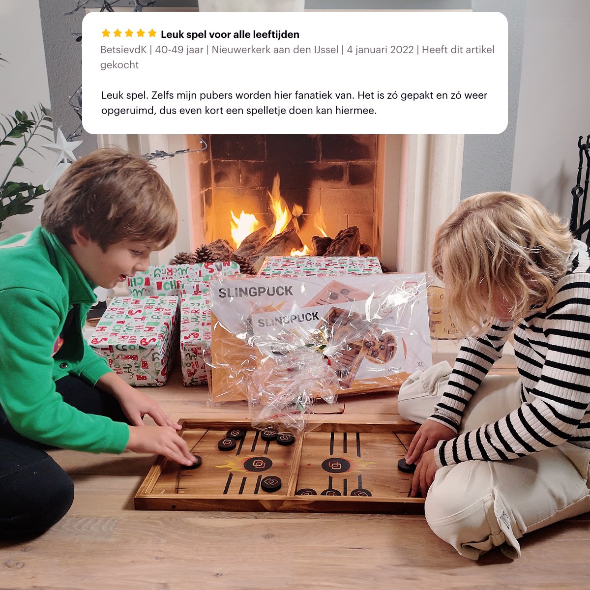 Slingpuck - Speelgoed 6 jaar - Sinterklaas Cadeautjes - Cadeau - Sling Puck - Slingshot - Speelgoed 9 Jaar - Bordspel - Sjoelbattle - Drankspel - Speelgoed 7 Jaar - Drinking Game - Spelletjes - Kinderspeelgoed 4 jaar - Houten Speelgoed 5 jaar — afbeelding 3
