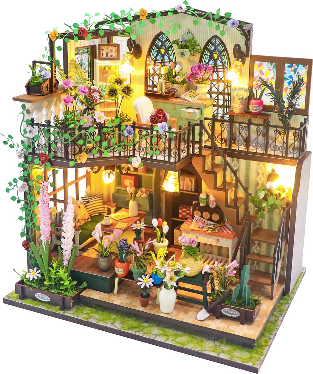 Miniatuur Bouwpakket M - Botanical Garden - DIY Bouwpakket - Kinderen en Volwassenen - Crafts&Co — afbeelding 7