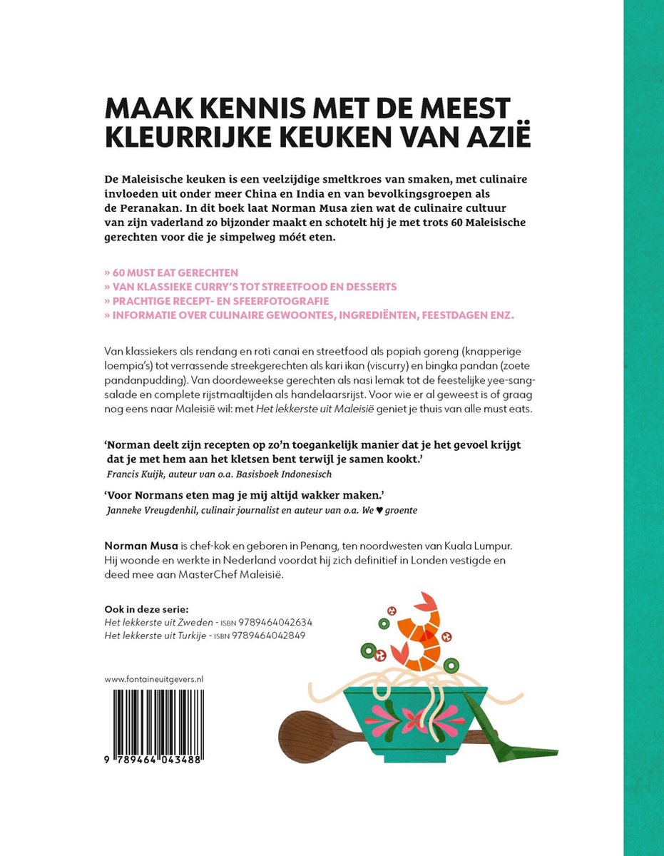 Het lekkerste uit... - Het lekkerste uit Maleisië - back cover