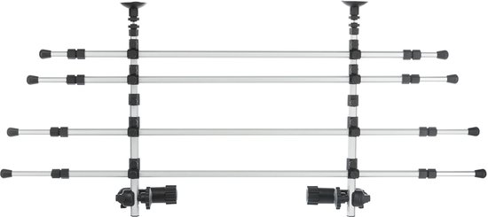TRIXIE Auto hondenrek aluminium zilver en zwart 13171