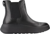 FitFlop F - Bottes pour femmes Chelsea à plateforme en cuir à la Mode NOIR - Taille 37