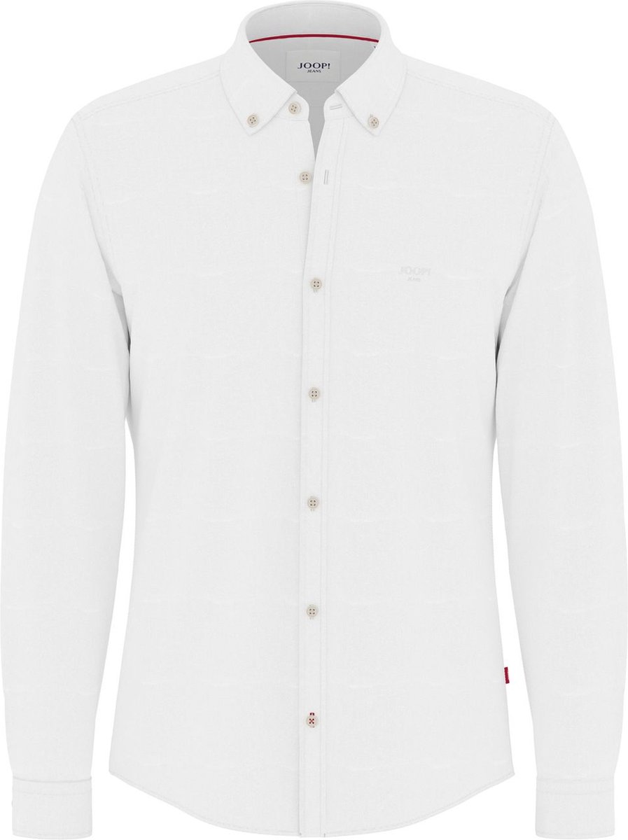 Joop! Heren Overhemd 130Haven3 regular fit Wit S Volwassenen