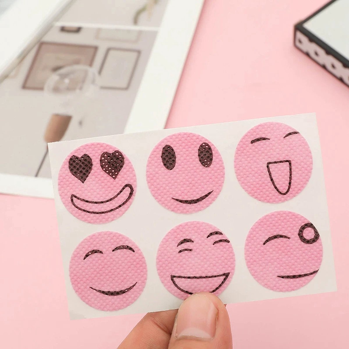 Goedkoopste 60 roze anti Muggen stickers - roze - Muggenpleister - Muggenpleisters - Anti muggen pleisters - Mosquito - Mosquitos - Stickers Mosquito - Mint - Citronella pleister - Citronella stickers - antimug - antimuggen - nooit meer last van muggen